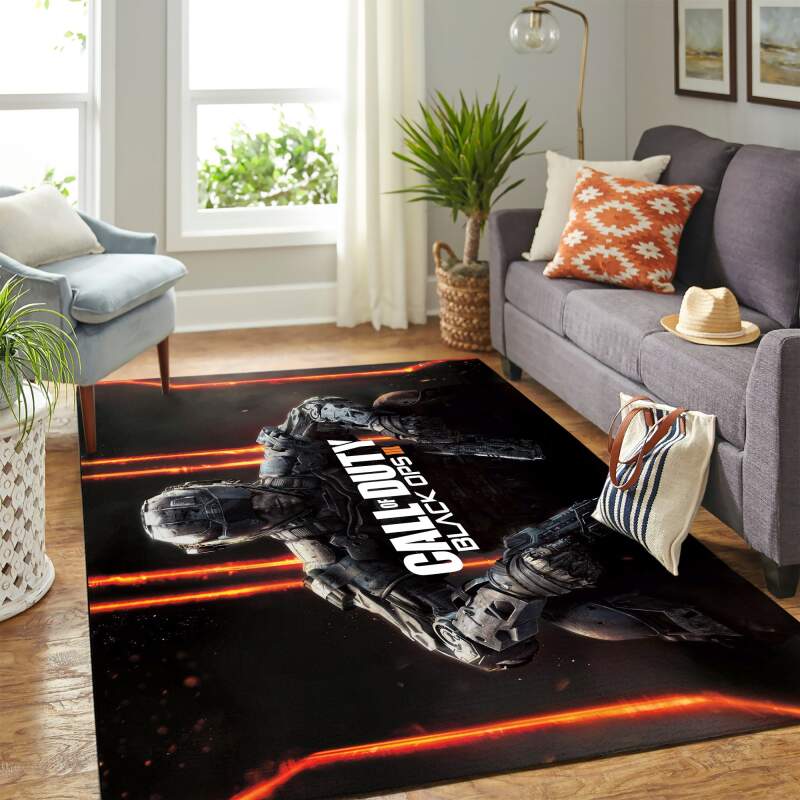 Call Of Duty Black Ops Iii Carpet Floor Area Rectangle Rug