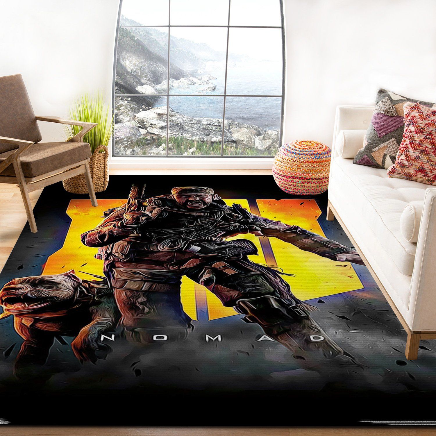 Call Of Duty Black Ops Nomad Rectangle Rug – Custom Size And Printing