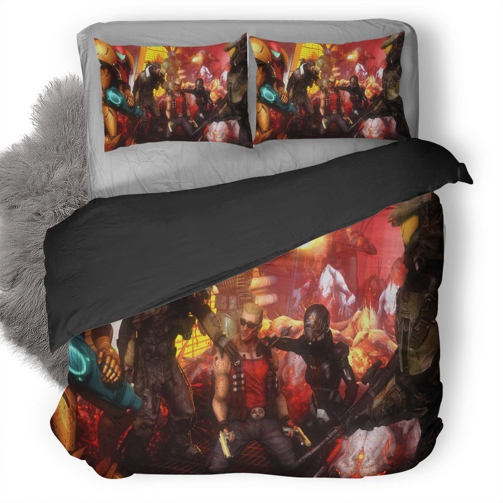 Call Of Duty Deadspace Aliens 3D Customized Duvet Cover Bedding Set