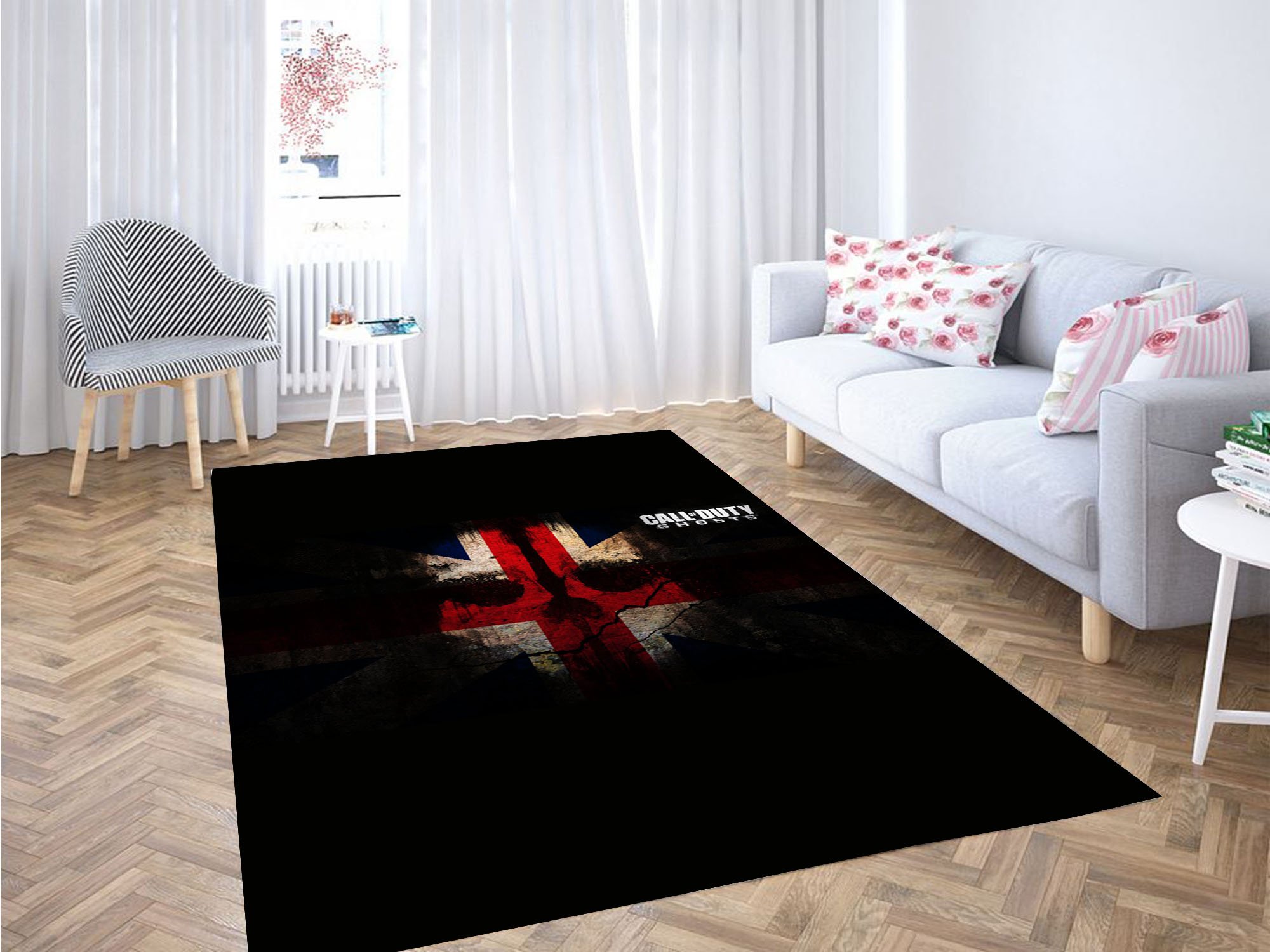 Call Of Duty Ghost Carpet Rectangle Rug