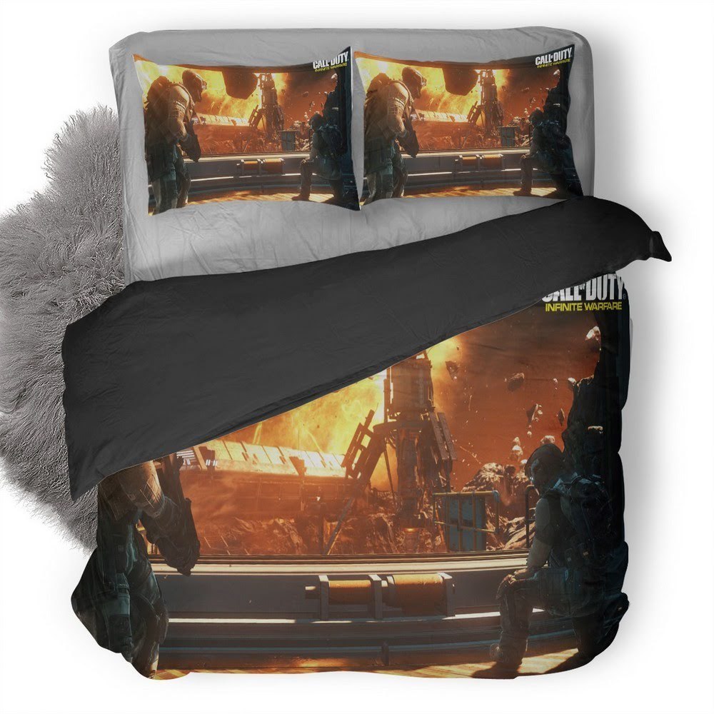 Call Of Duty Infinite Warfare 3D Customized Duvet Cover Bedding Set