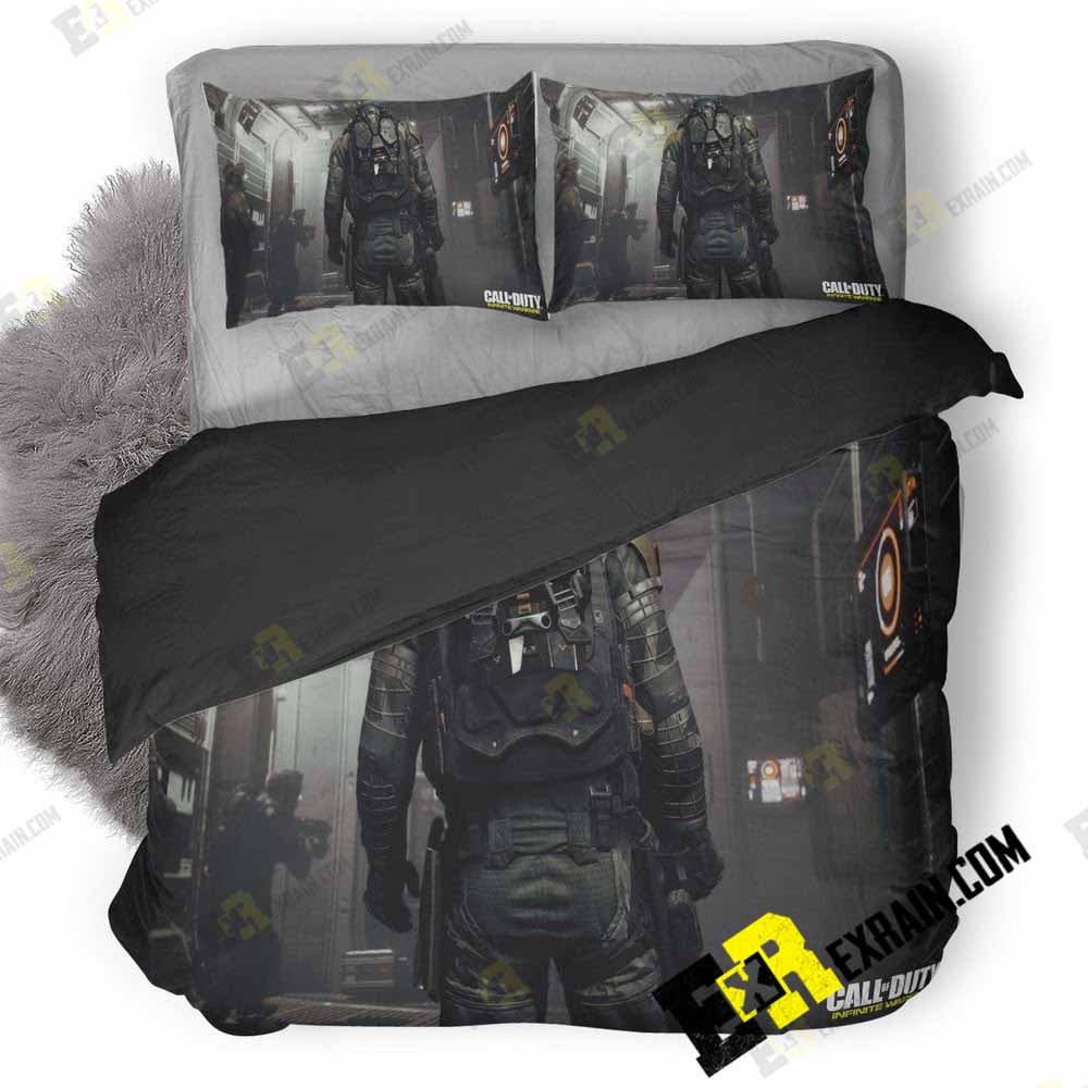 Call Of Duty Infinite Warfate Img 3D Customized Duvet Cover Bedding Set