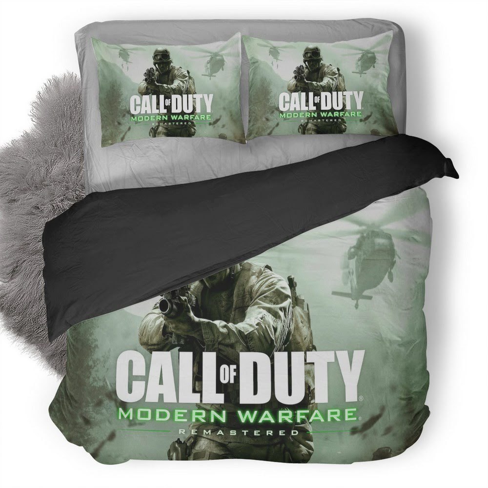 Call Of Duty Modern Warfare 3D Customized Duvet Cover Bedding Set