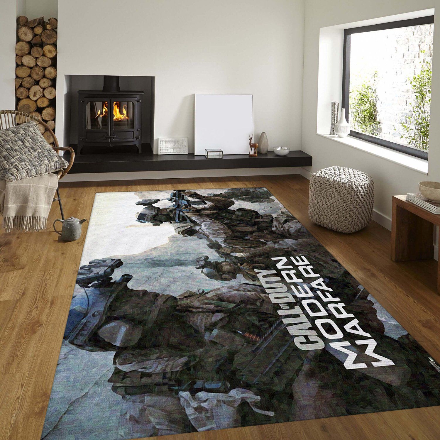 Call Of Duty Modern Warfare Rectangle Rug – Custom Size And Printing