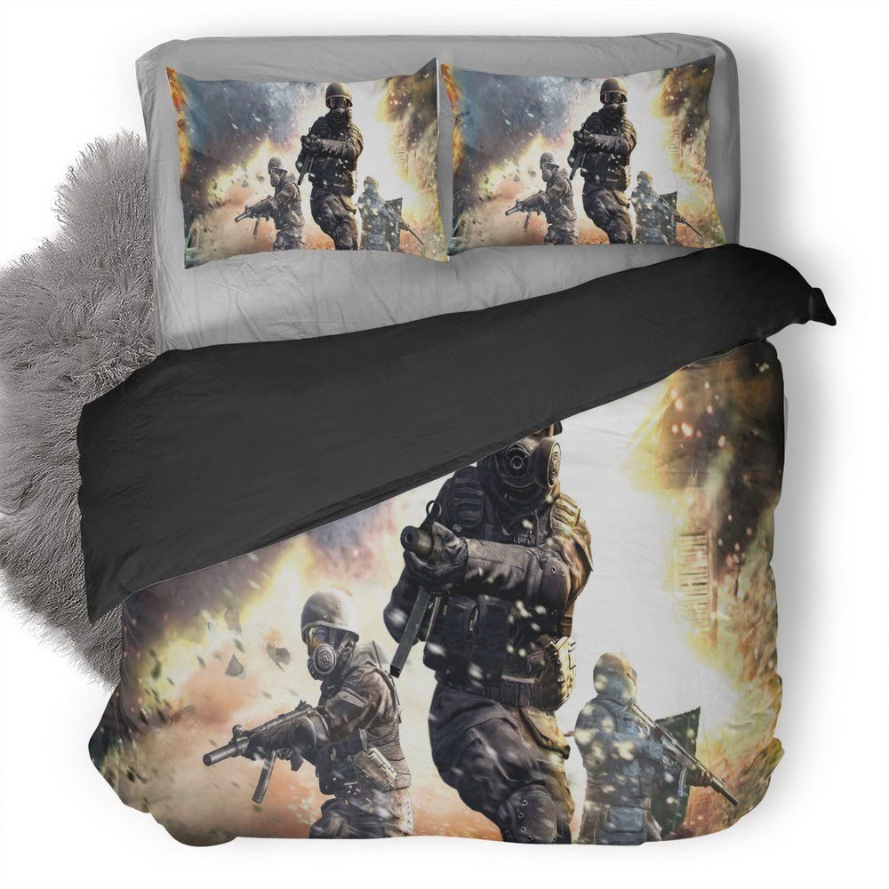 Call Of Duty Modern Warfare Remastered 3D Customized Duvet Cover Bedding Set