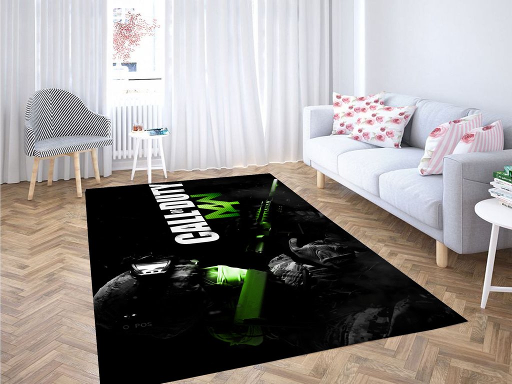 Call Of Duty Mw Living Room Modern Carpet Rectangle Rug