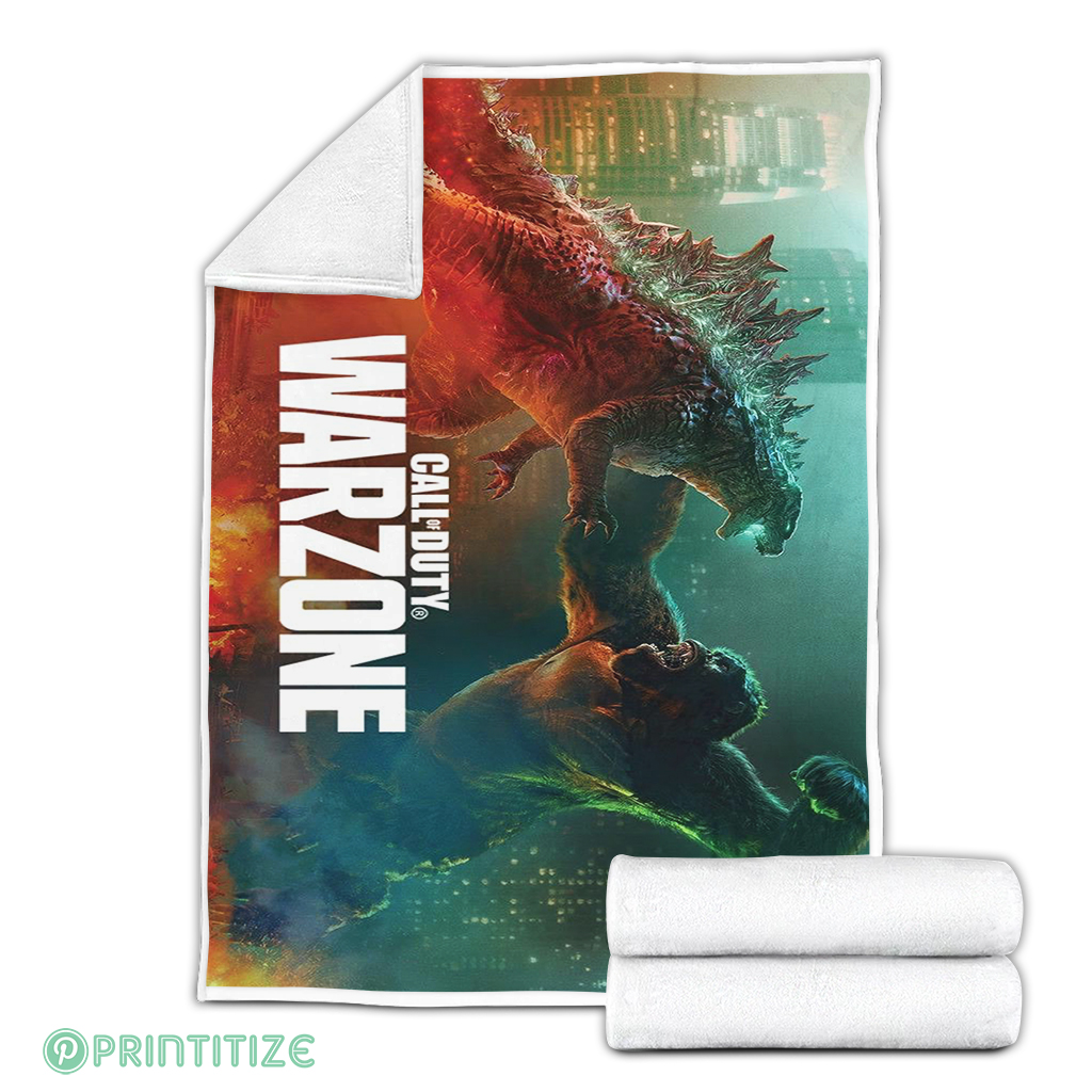 Call of Duty Warzone Godzilla vs King Kong Fleece Blanket