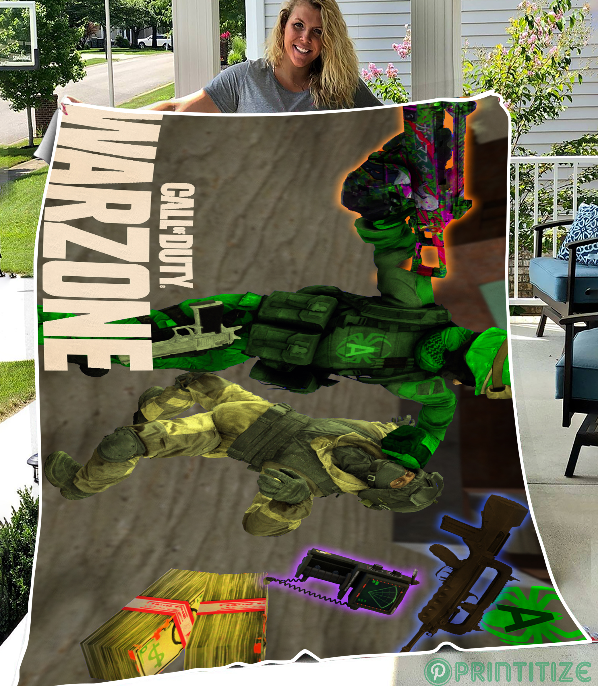 Call of Duty Warzone Insane Royale Fleece Blanket