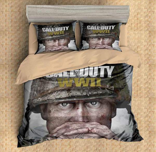 Call Of Duty Wwii 3D Customized Duvet Cover Bedding Set