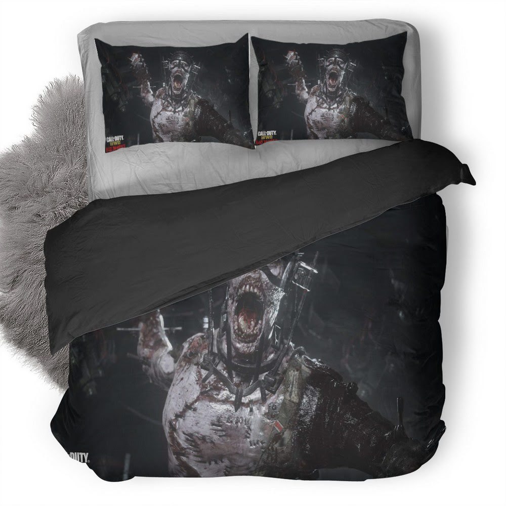 Call Of Duty Wwii Nazi Zombies 3D Customized Duvet Cover Bedding Set