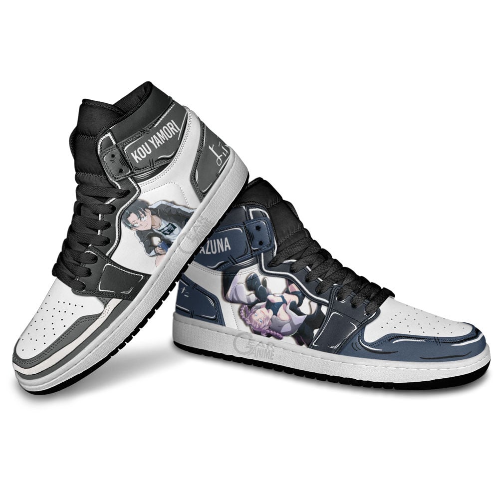Call of the Night Kou Yamori and Nazuna Nanakusa Anime Shoes, Air Jordan Hightop