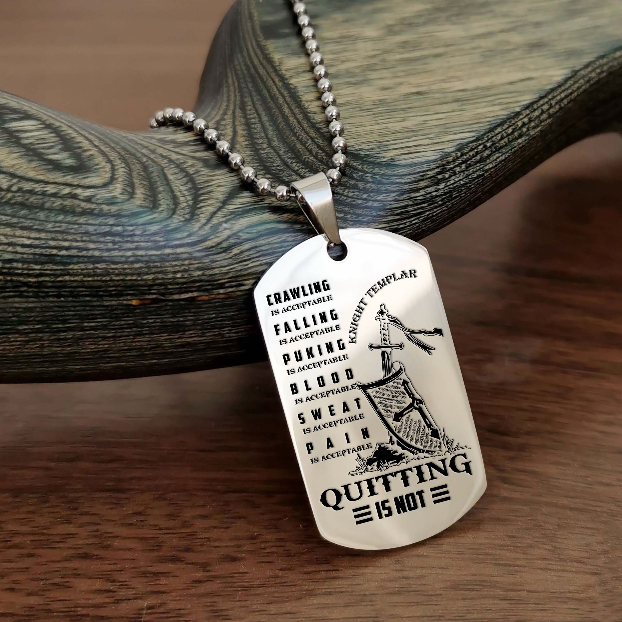 Call On Me Brother – English – Samurai Dog Tag