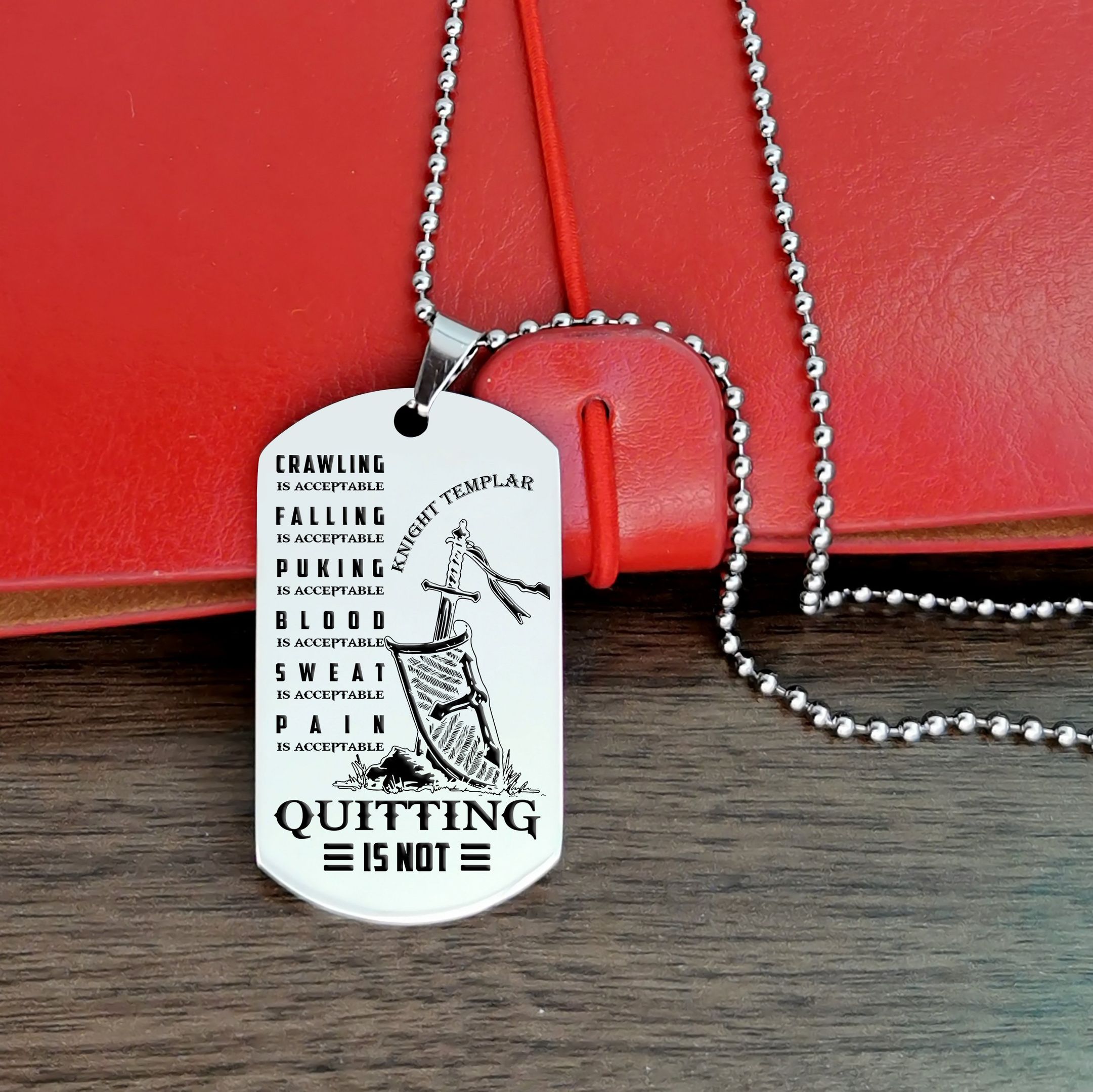 Call On Me Brother – English – Samurai Dog Tag