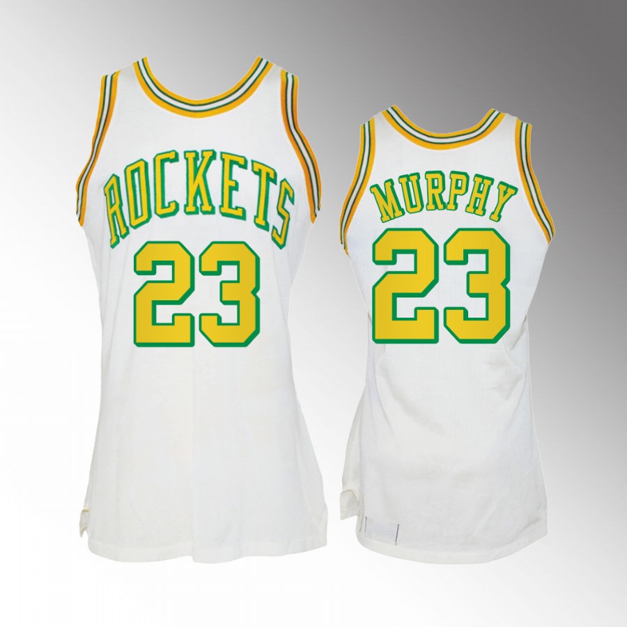 Calvin Murphy San Diego Rockets #23 White Jersey Heritage 1996-1971