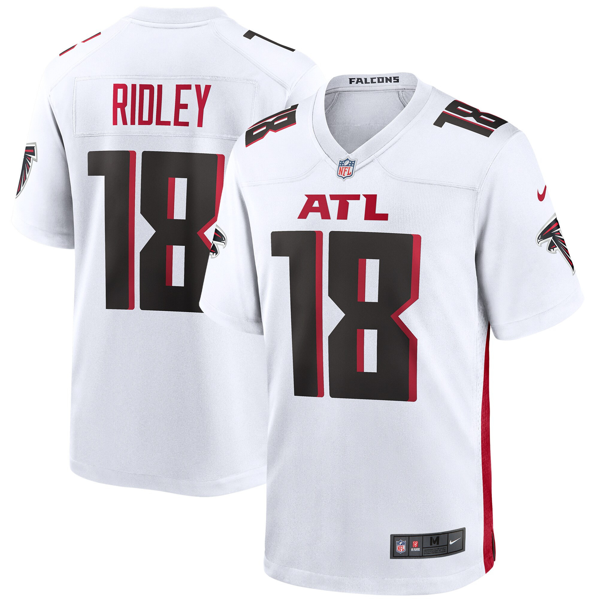 Calvin Ridley Atlanta Falcons White Game Jersey - All Stitched