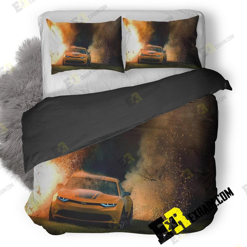 Camaro In Transformers Movie 3D Customized Duvet Cover Bedding Set