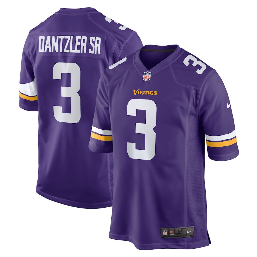 Cameron Dantzler 3 Minnesota Vikings Game Stitched Jersey – Purple