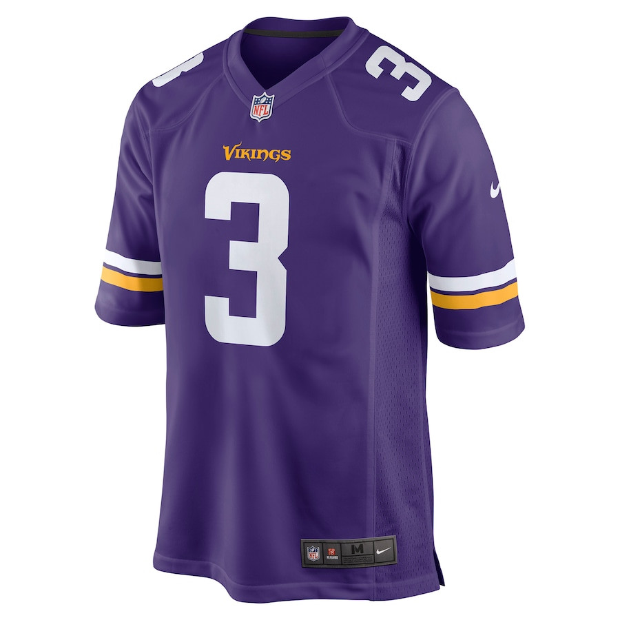 Cameron Dantzler 3 Minnesota Vikings Game Stitched Jersey – Purple