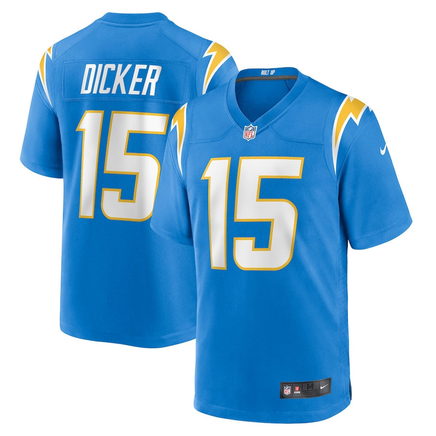 Cameron Dicker 5 Los Angeles Chargers Game Player Stitched Jersey – Powder Blue