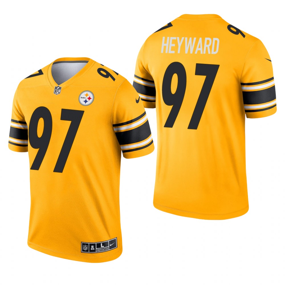 Cameron Heyward Pittsburgh Steelers Gold Jersey Inverted Legend – Men’s