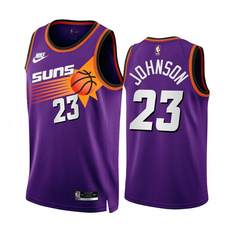 Cameron Johnson 2022-23 Phoenix Suns Purple 23 Classic Edition Stitched Jersey – Men Stitched Jersey