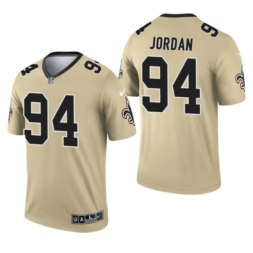 Cameron Jordan New Orleans Saints Gold Jersey Inverted Legend – Men’s