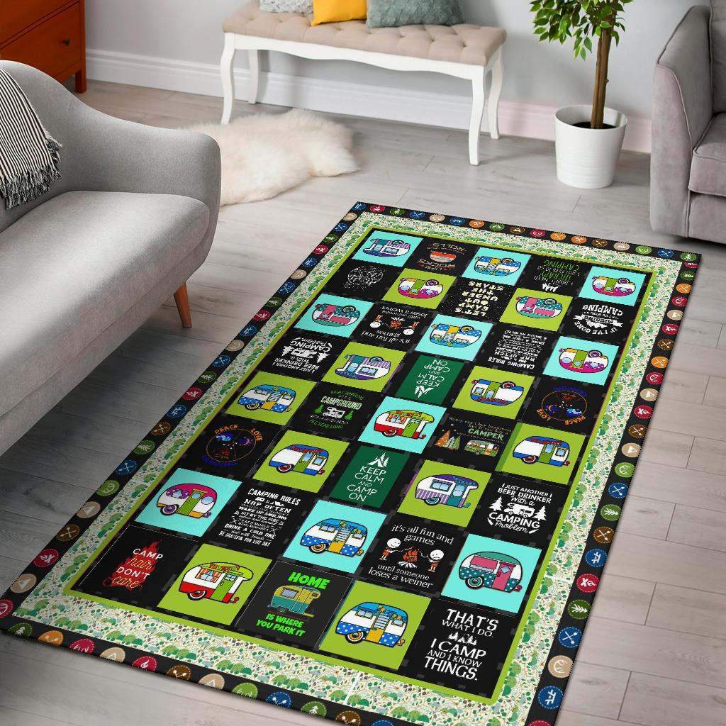 Camp On Limited Edition Rectangle Rug