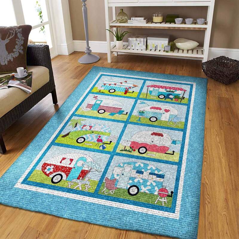 Camping Limited Edition Rectangle Rug