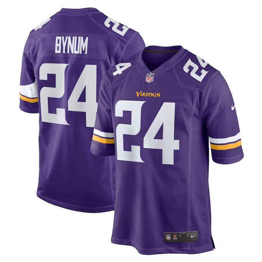 Camryn Bynum 24 Minnesota Vikings Player Game Stitched Jersey – Purple