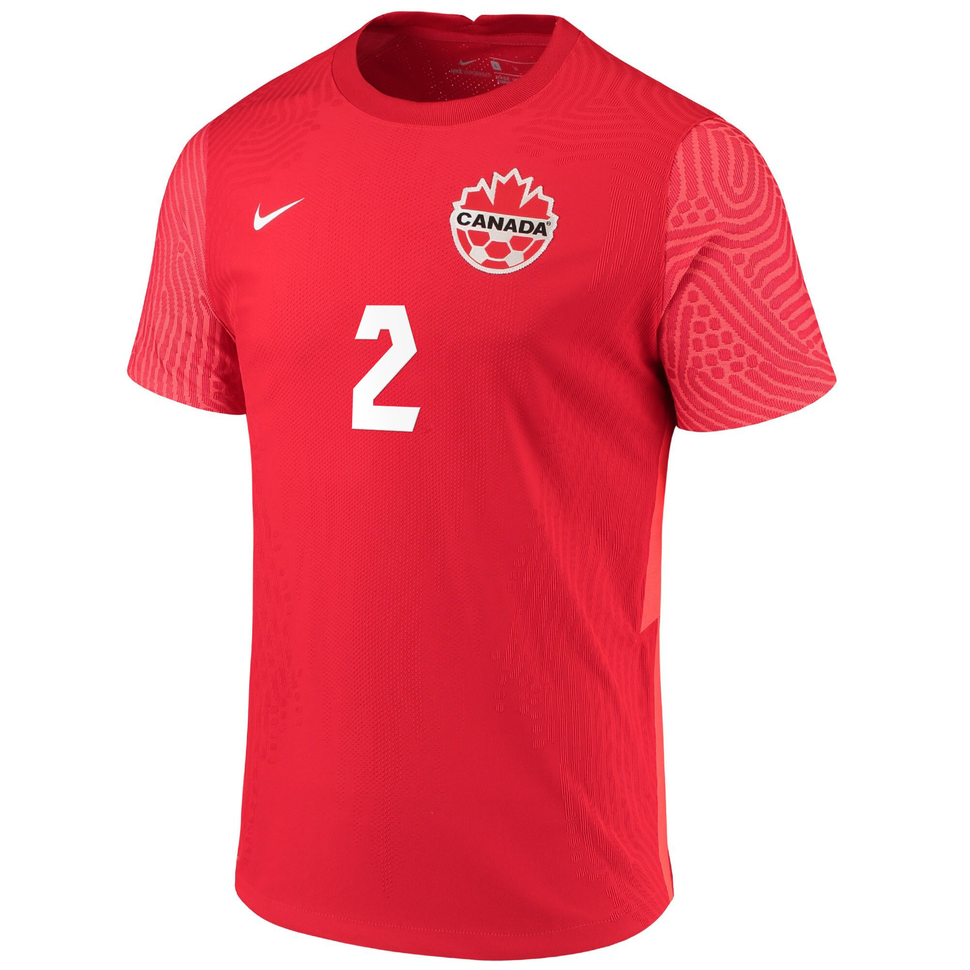 Canada National Team 2022 Qatar World Cup Alistair Johnston 2 Red Home Men Soccer Jersey – New