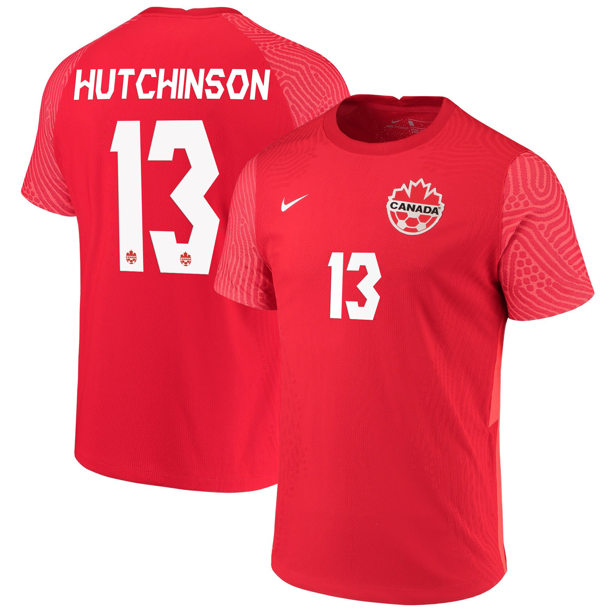 Canada National Team 2022 Qatar World Cup Atiba Hutchinson 13 Red Home Men Soccer Jersey – New