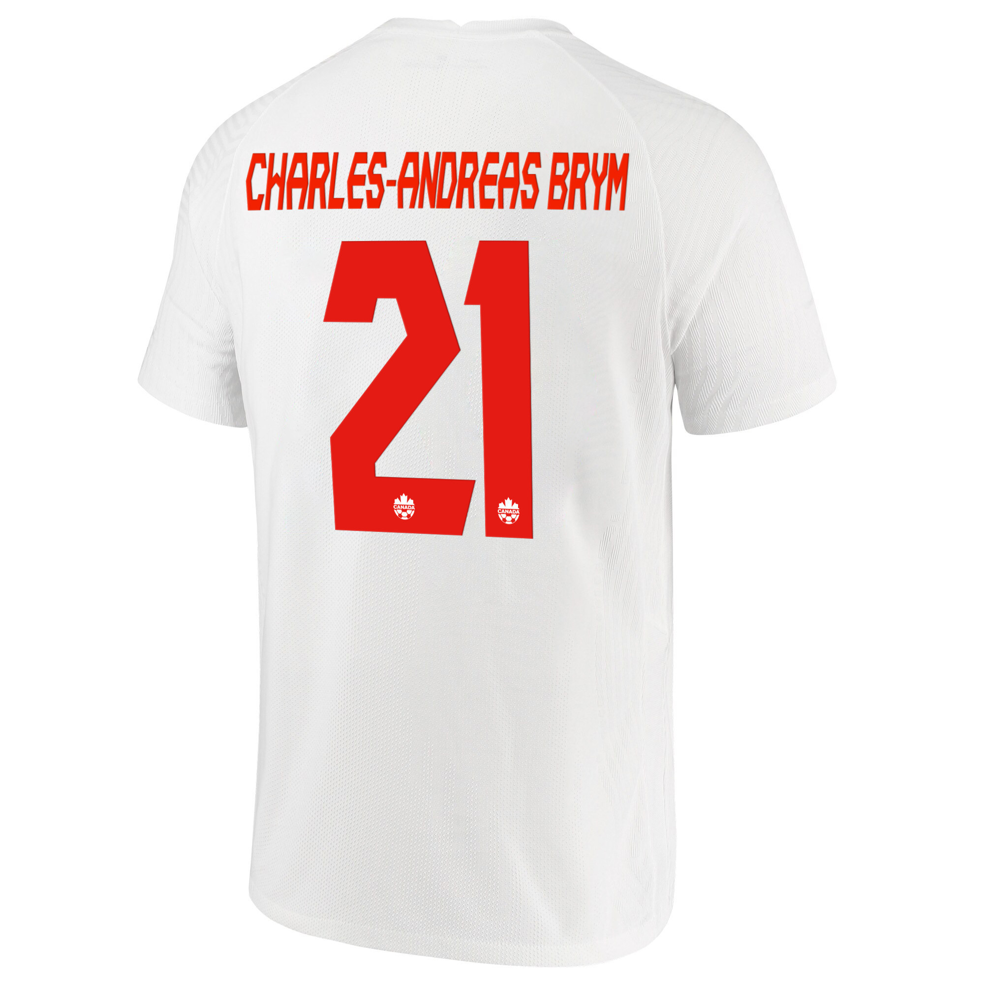 Canada National Team 2022 Qatar World Cup Charles-Andreas Brym 21 White Away Men Soccer Jersey – New