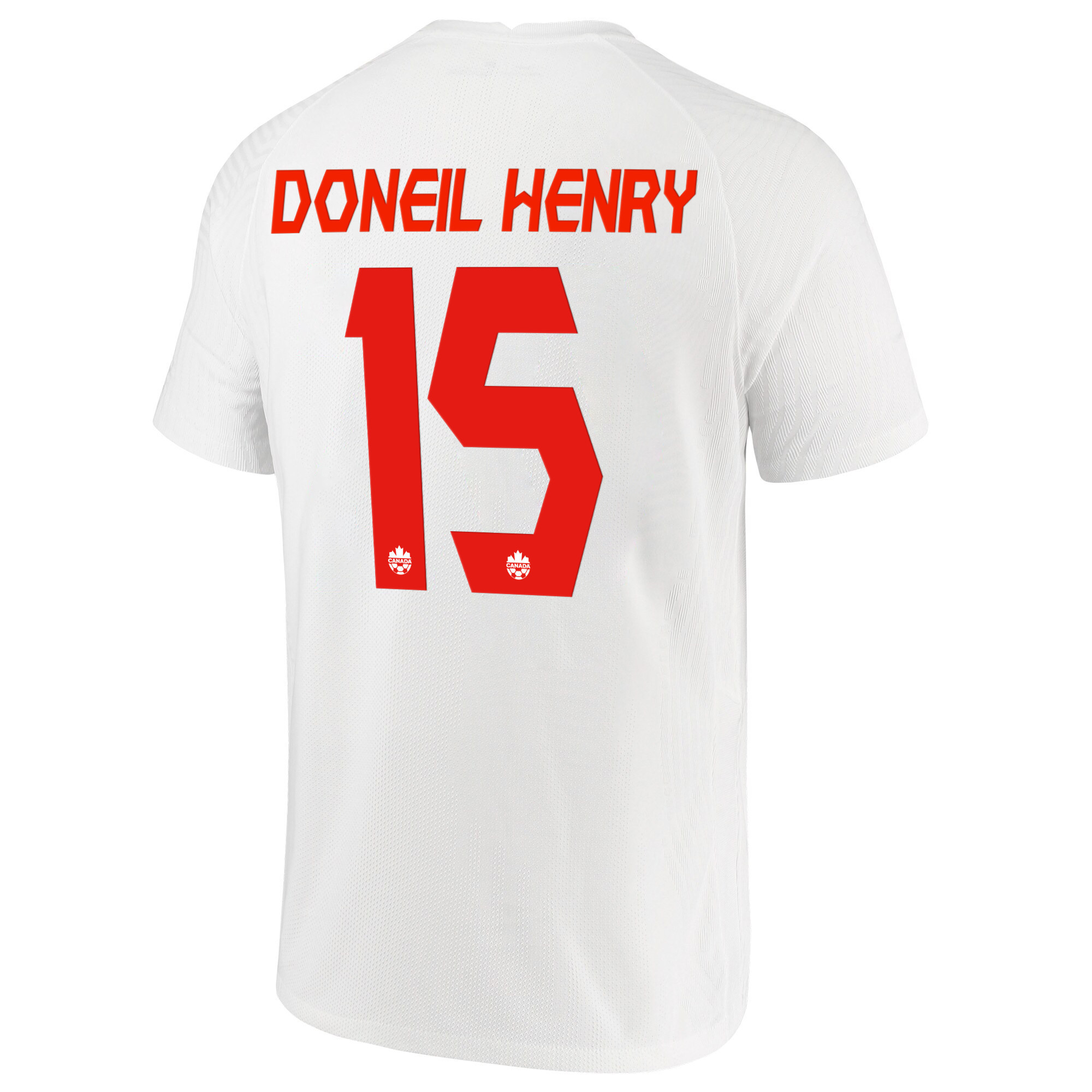 Canada National Team 2022 Qatar World Cup Doneil Henry 15 White Away Men Soccer Jersey – New