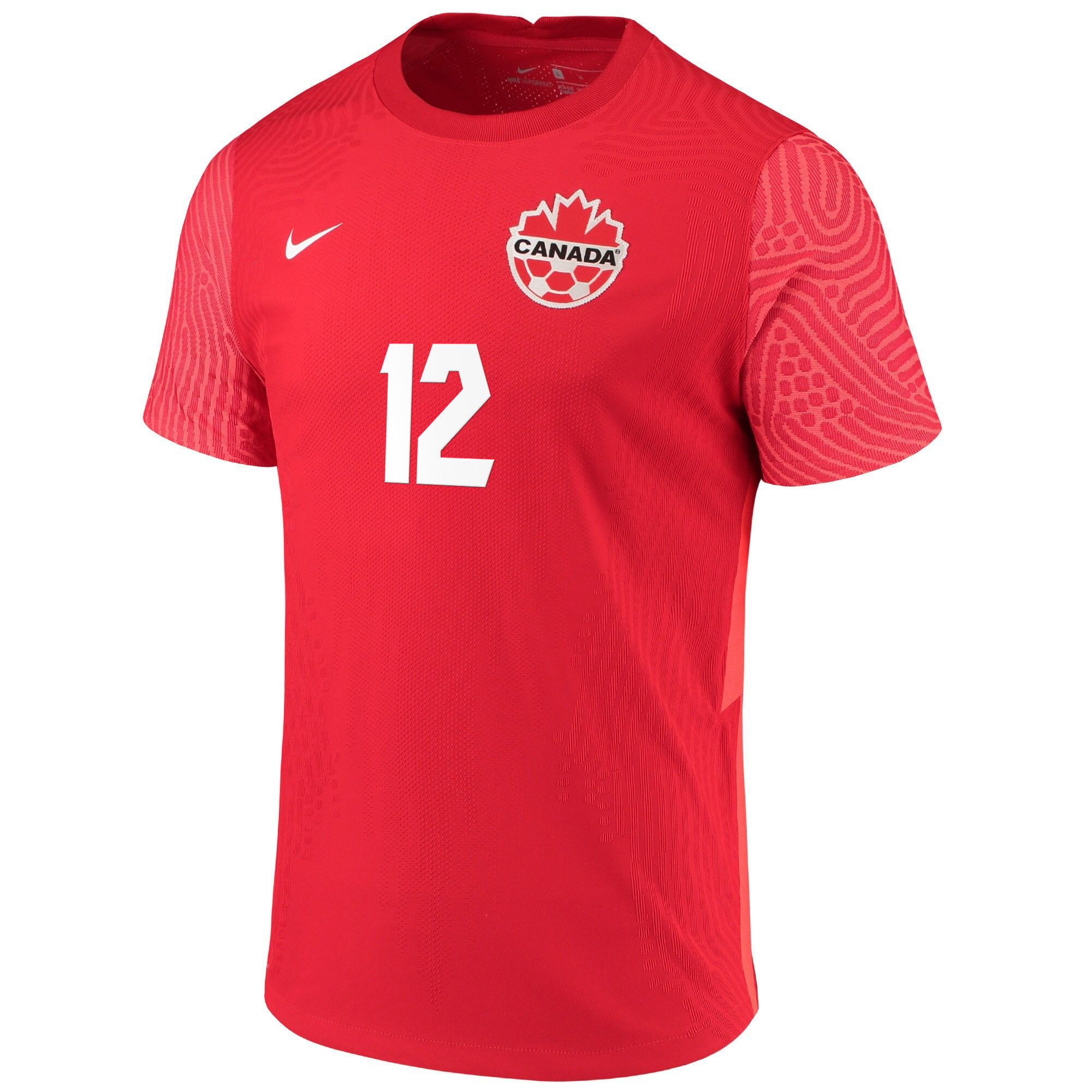 Canada National Team 2022 Qatar World Cup Ike Ugbo 12 Red Home Men Soccer Jersey – New