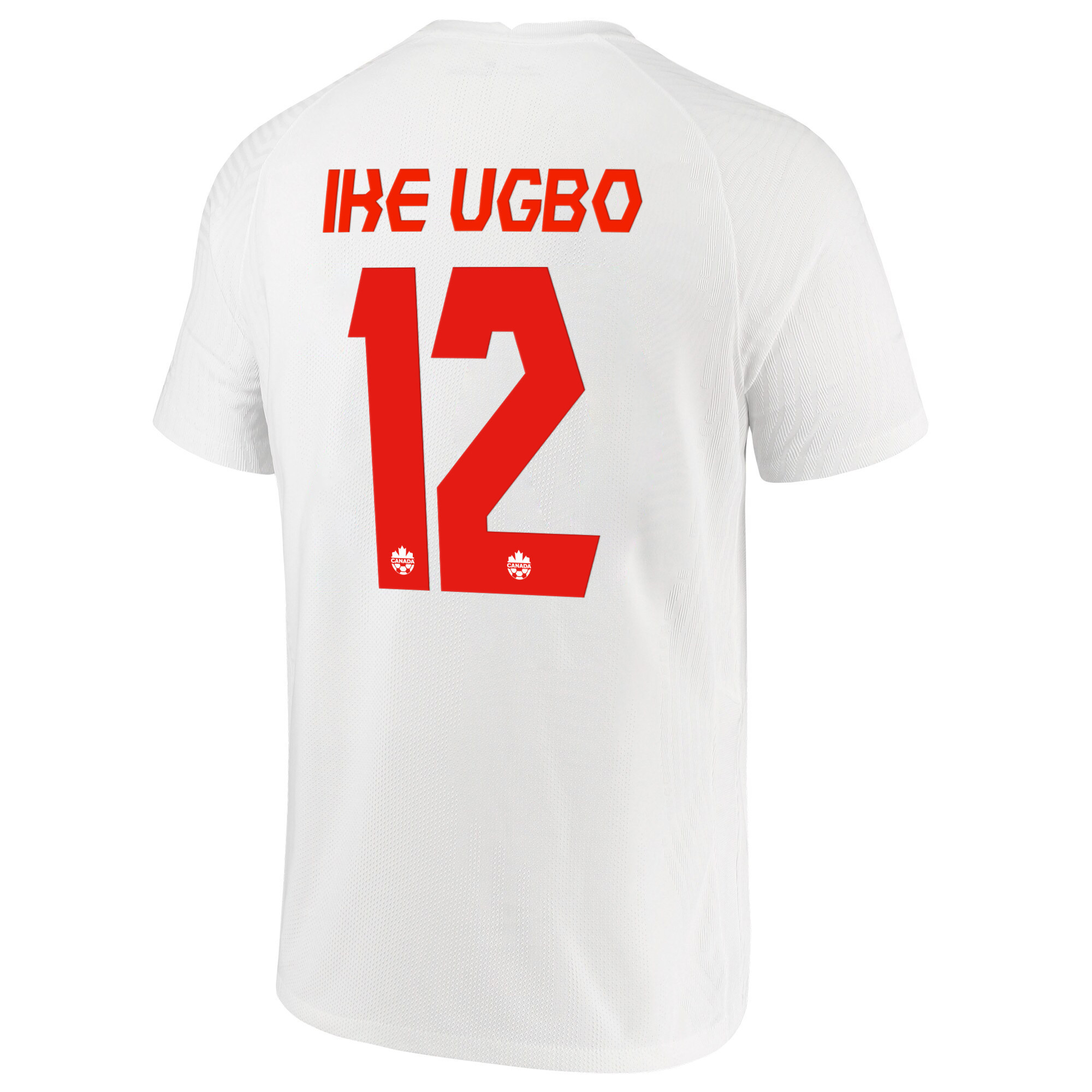 Canada National Team 2022 Qatar World Cup Ike Ugbo 12 White Away Men Soccer Jersey – New
