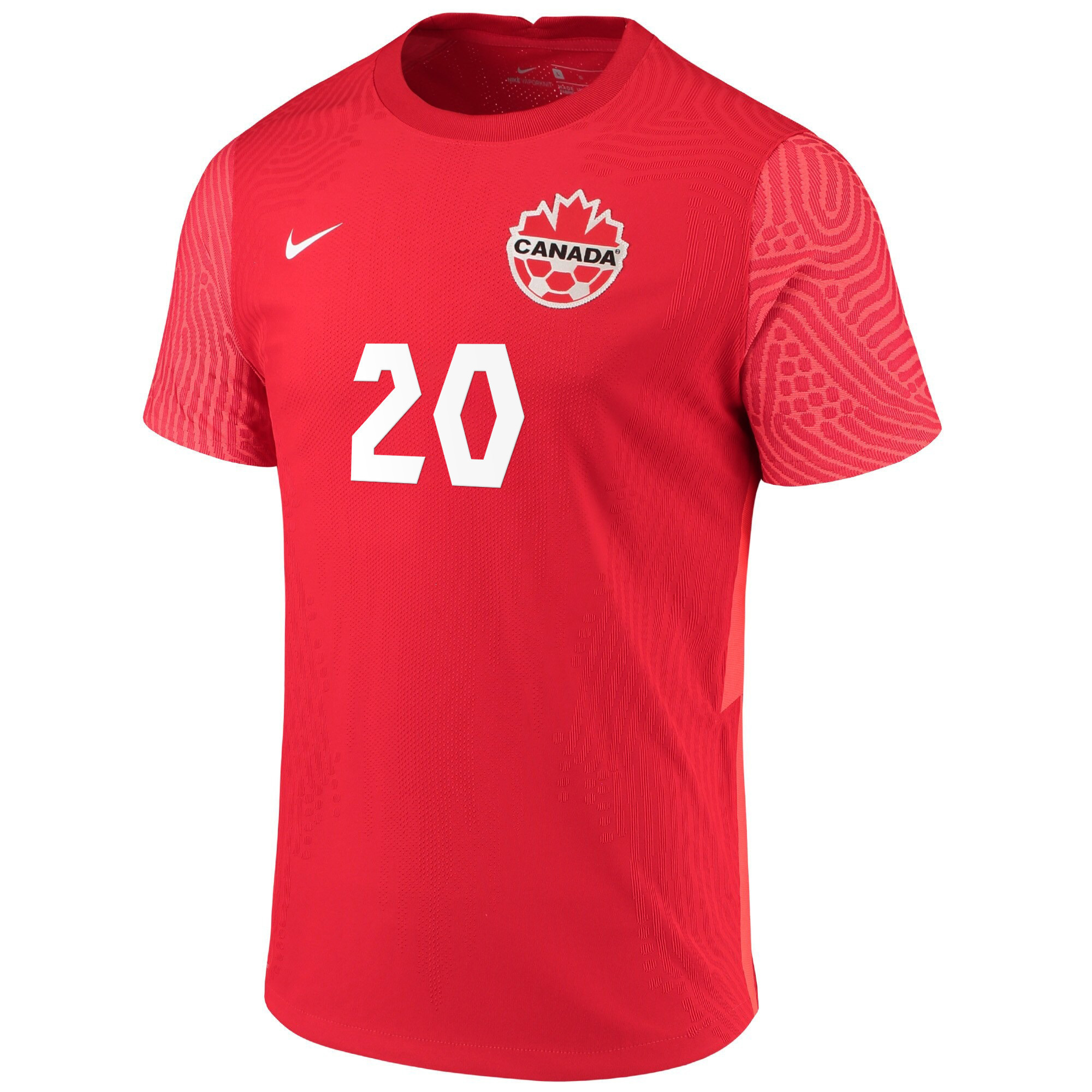 Canada National Team 2022 Qatar World Cup Jonathan David 20 Red Home Men Soccer Jersey – New