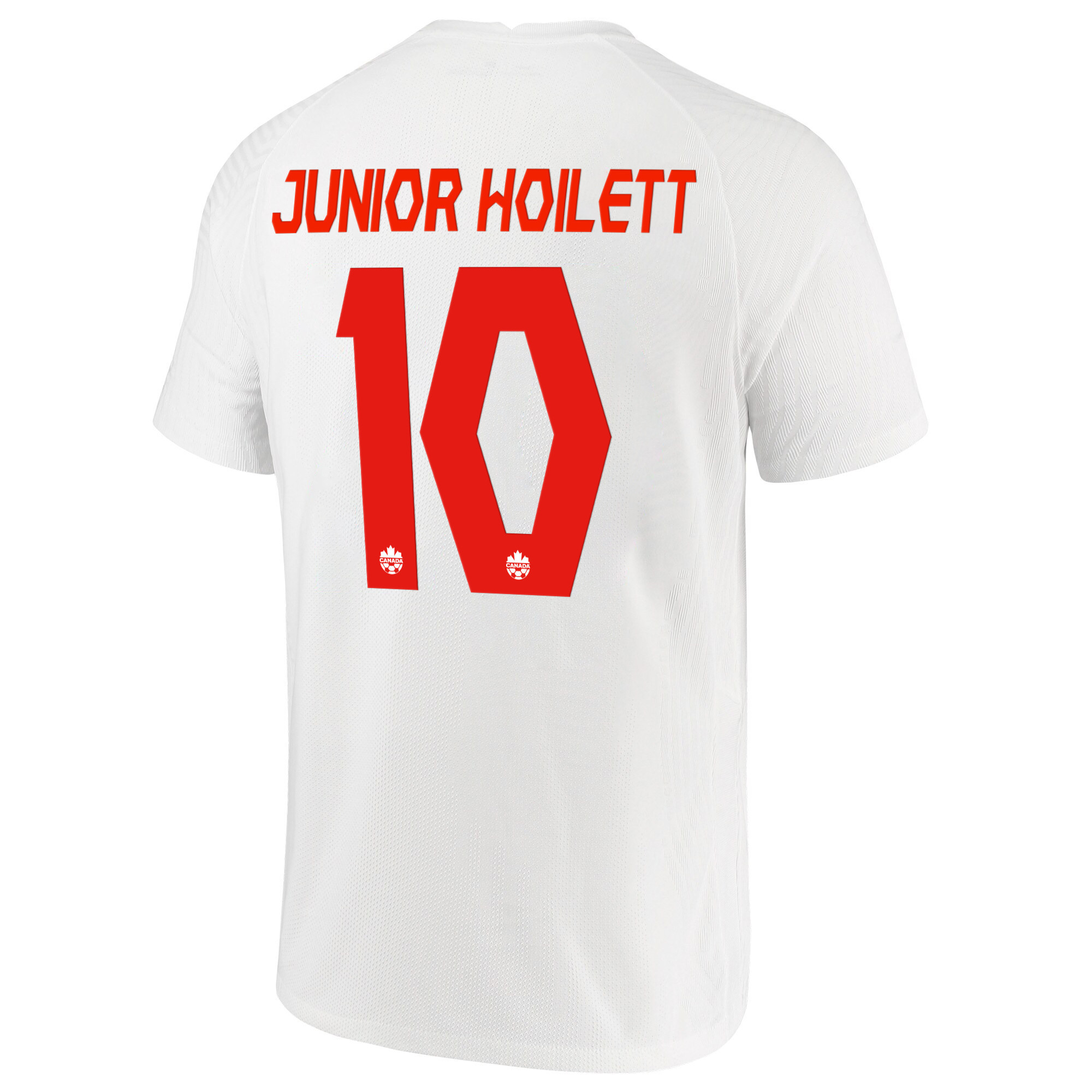 Canada National Team 2022 Qatar World Cup Junior Hoilett 10 White Away Men Soccer Jersey – New