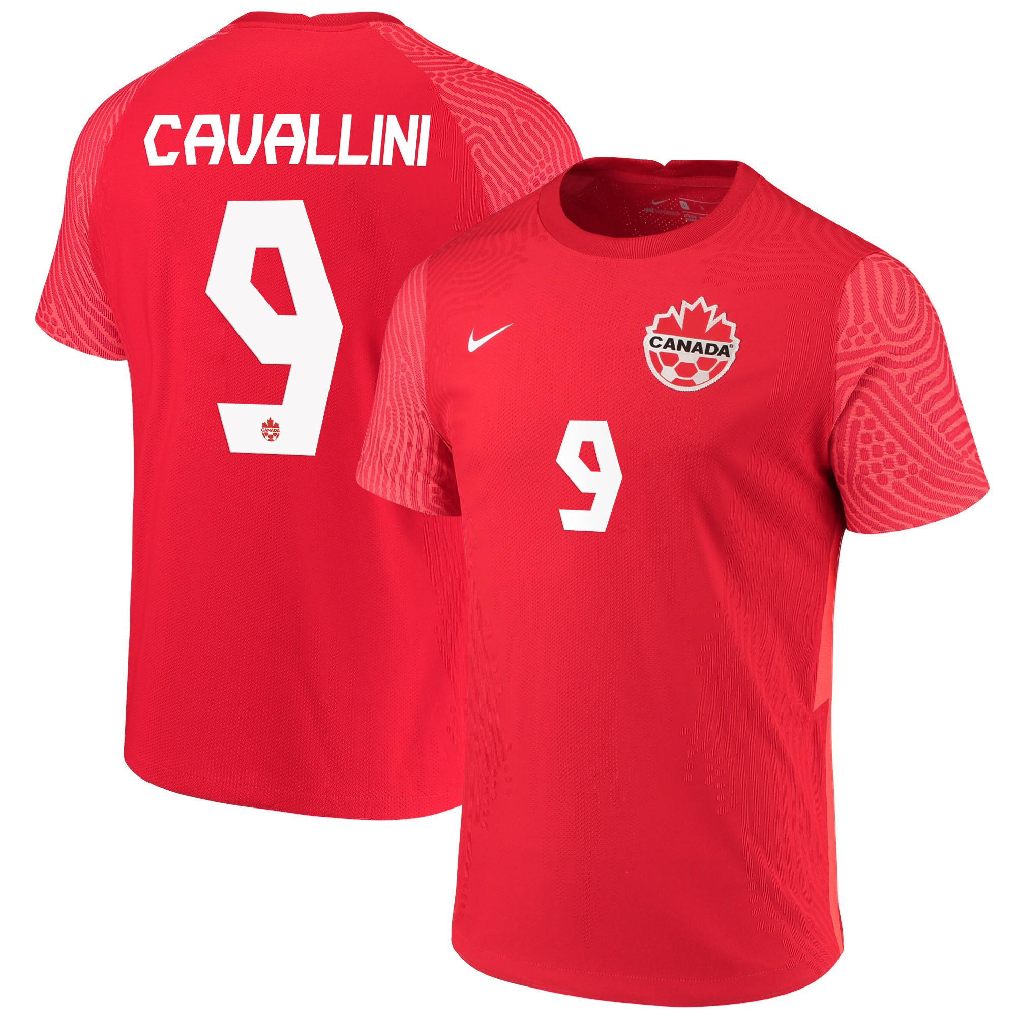 Canada National Team 2022 Qatar World Cup Lucas Cavallini 9 Red Home Men Soccer Jersey – New
