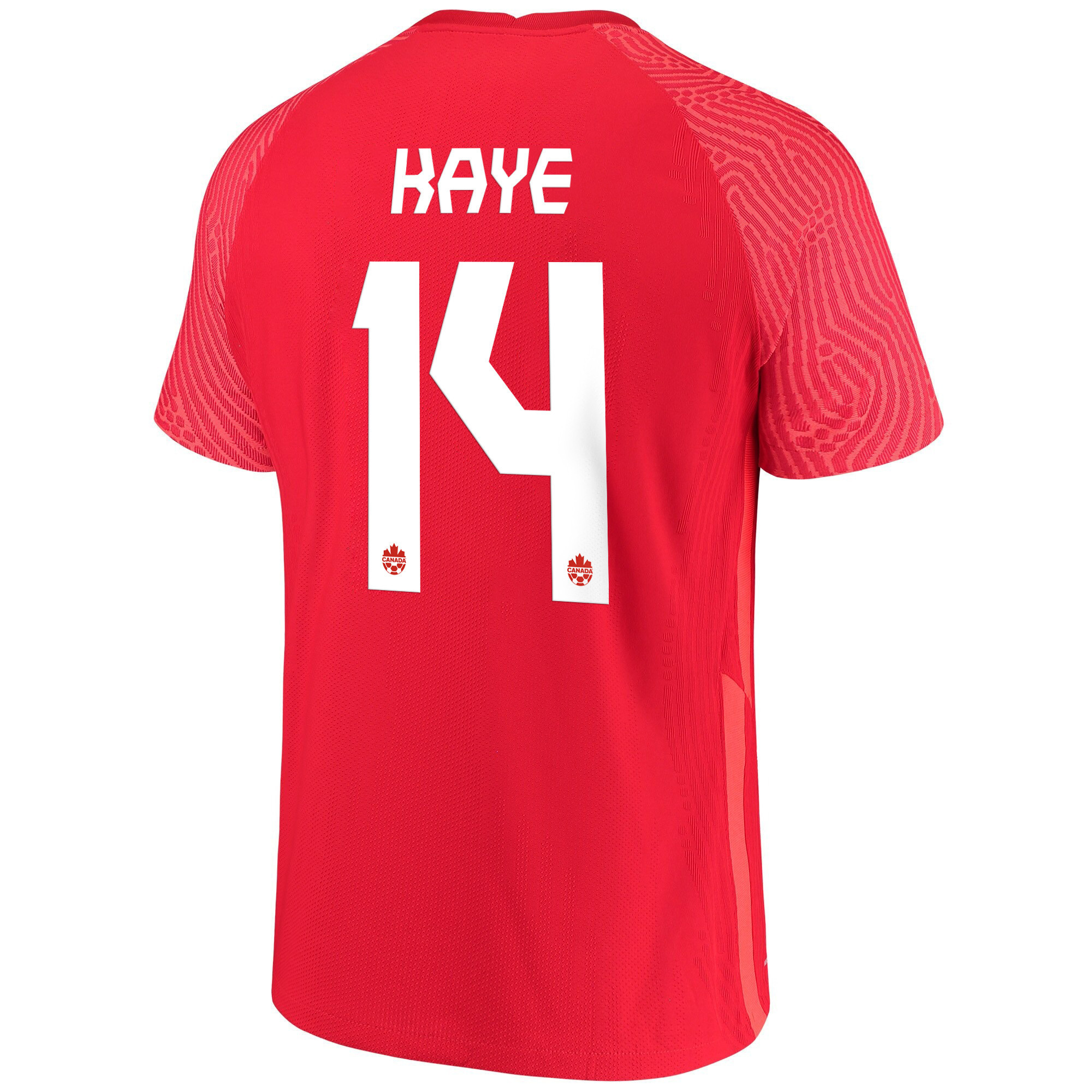Canada National Team 2022 Qatar World Cup Mark-Anthony Kaye 14 Red Home Men Soccer Jersey – New