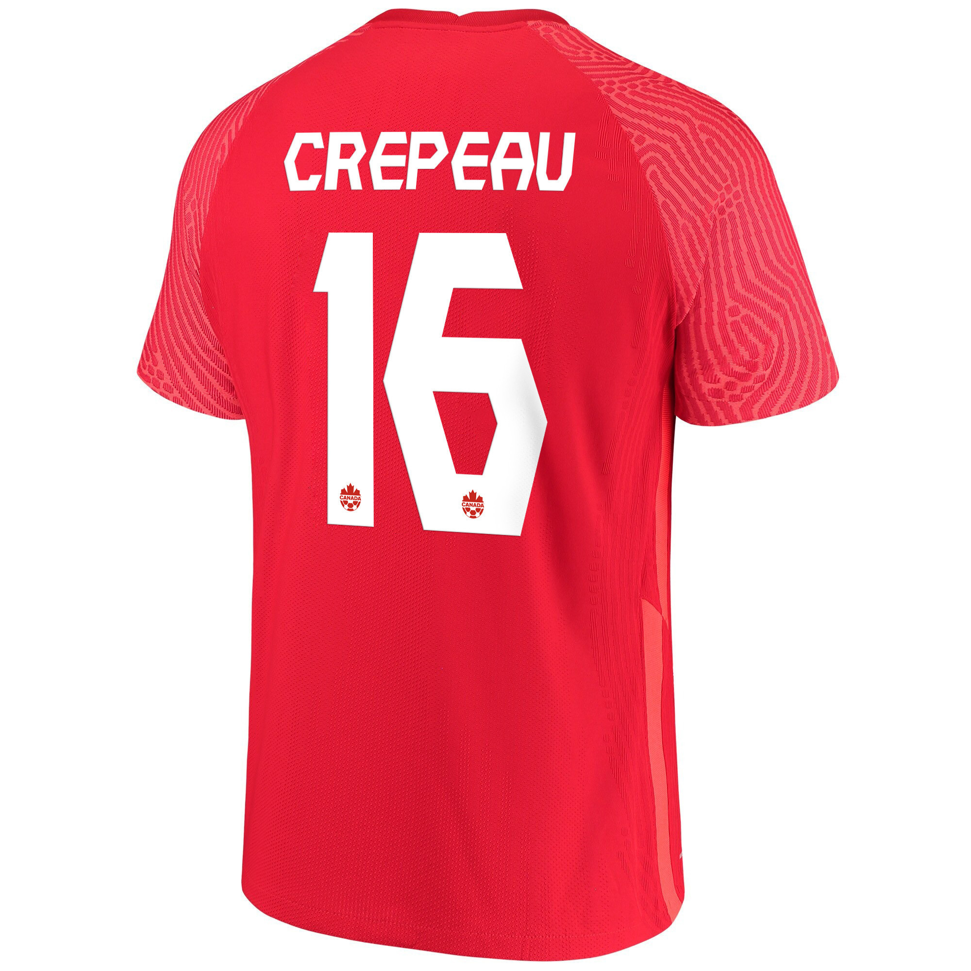 Canada National Team 2022 Qatar World Cup Maxime Crepeau 16 Red Home Men Soccer Jersey – New