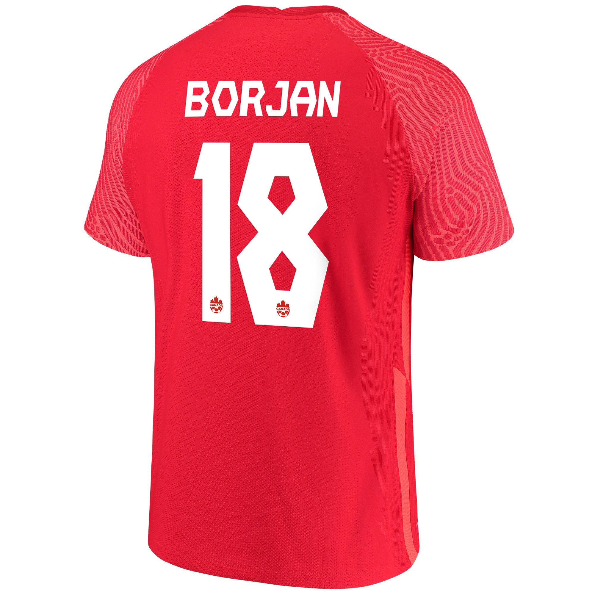 Canada National Team 2022 Qatar World Cup Milan Borjan 18 Red Home Men Soccer Jersey – New