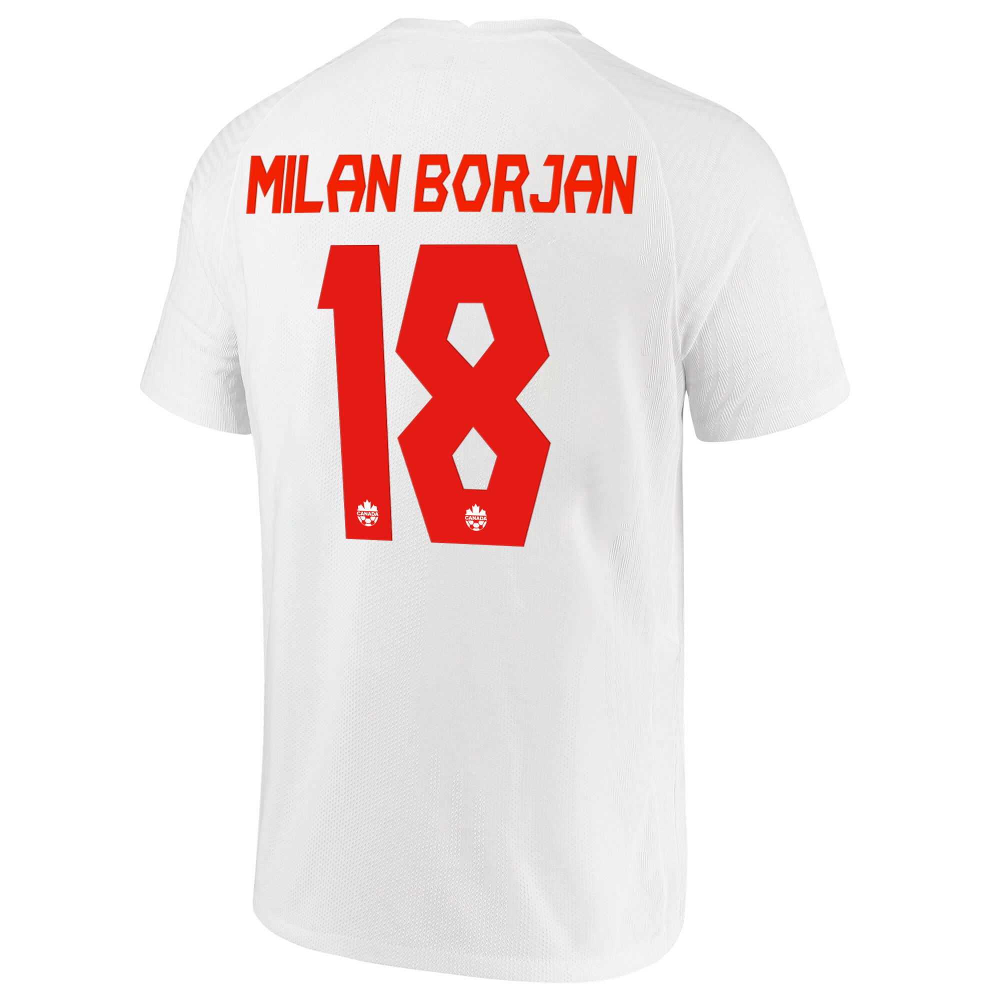 Canada National Team 2022 Qatar World Cup Milan Borjan 18 White Away Men Soccer Jersey – New