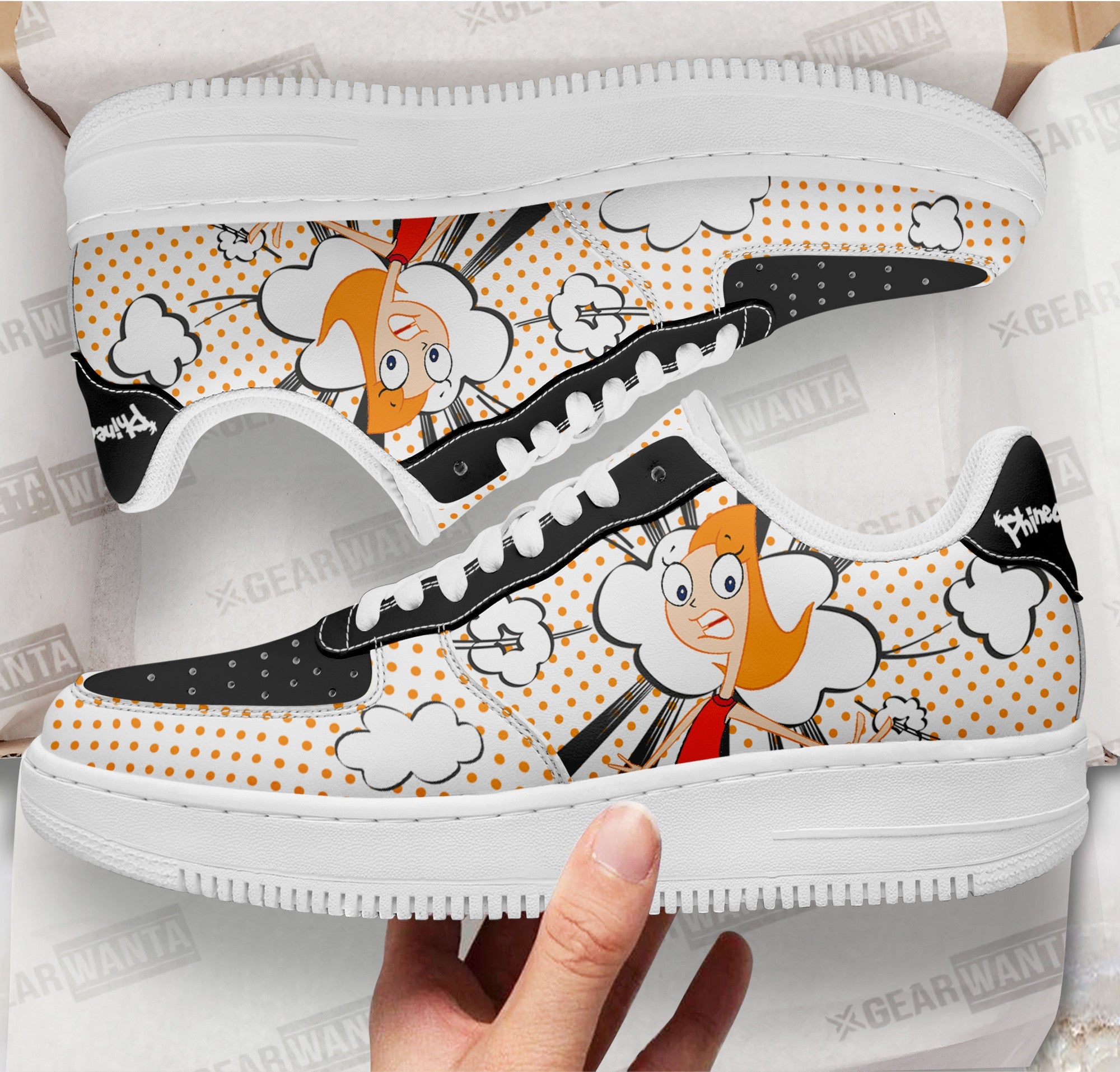 Candace Flynn Air Sneakers Custom Phineas and Ferb Shoes
