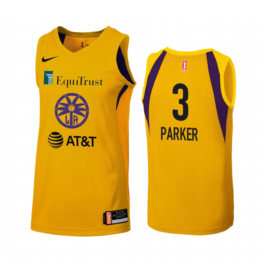 Candace Parker WNBA Primary Women's Yellow Jersey