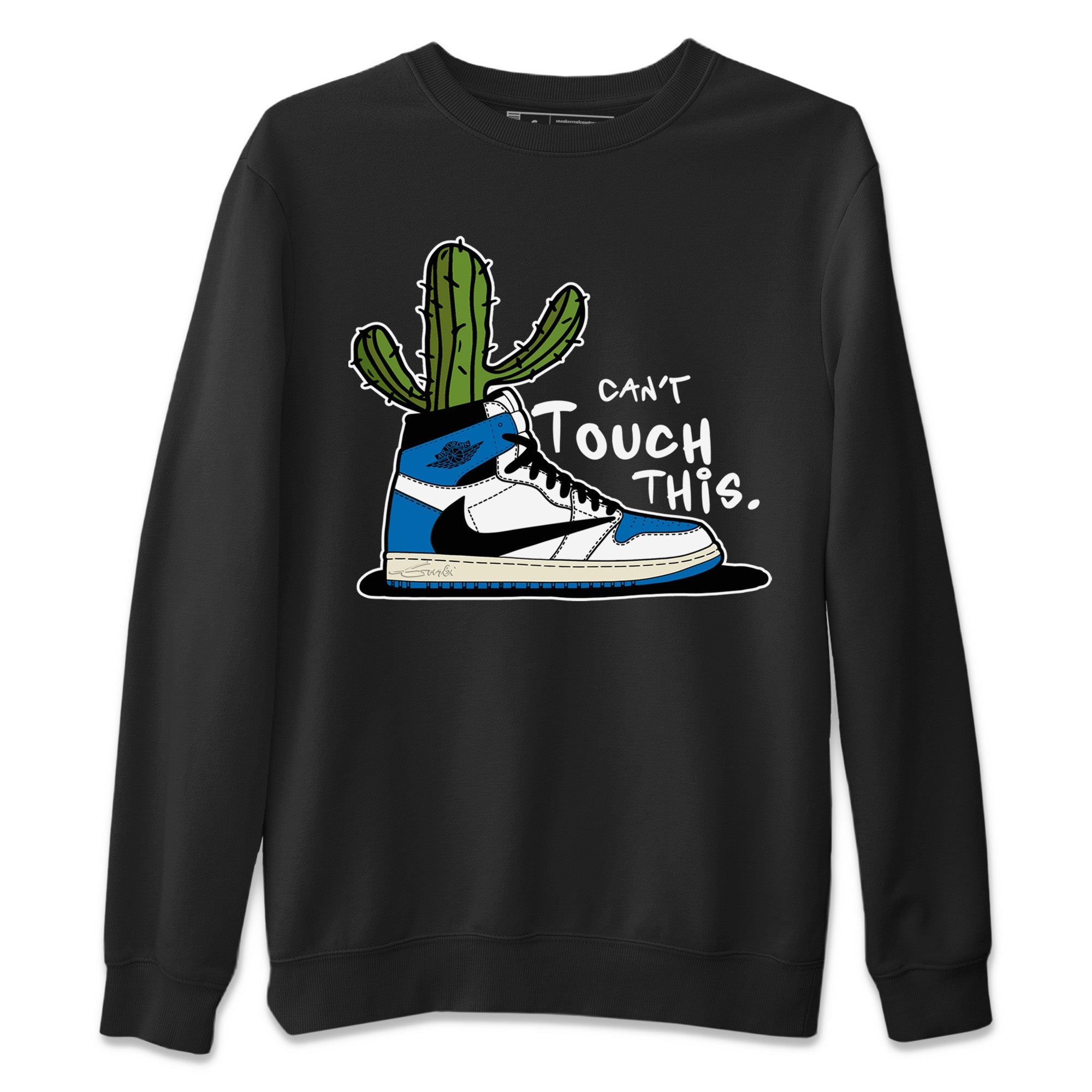 Can’t Touch This Unisex Sweater – Air Jordan 1 Travis Scott Fragment, Sneakers Matching Sweater