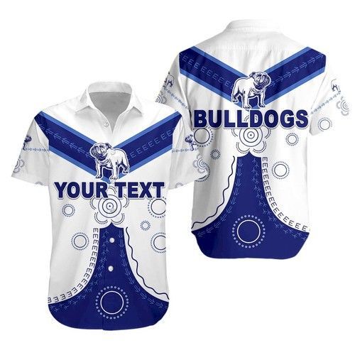 Canterbury-Bankstown Bulldogs Hawaiian Shirt Simple Indigenous