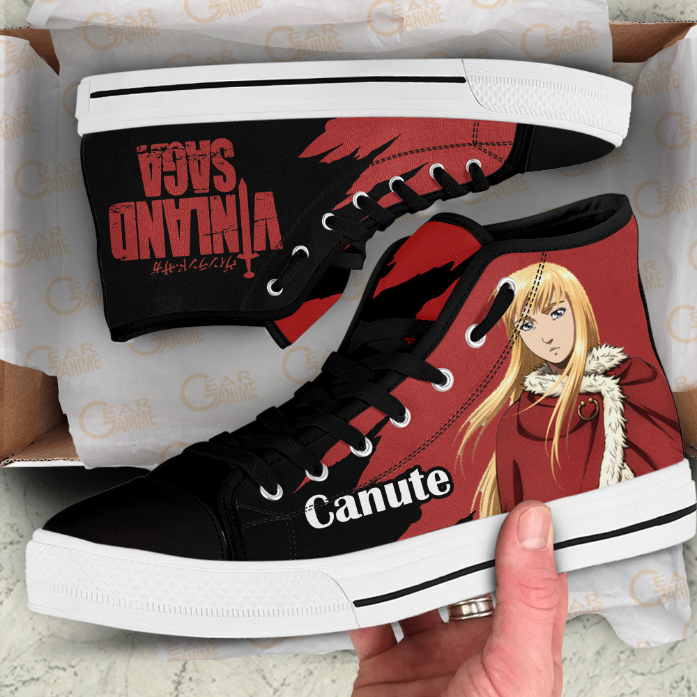 Canute High Top Shoes Vinland Saga Custom Anime Sneakers