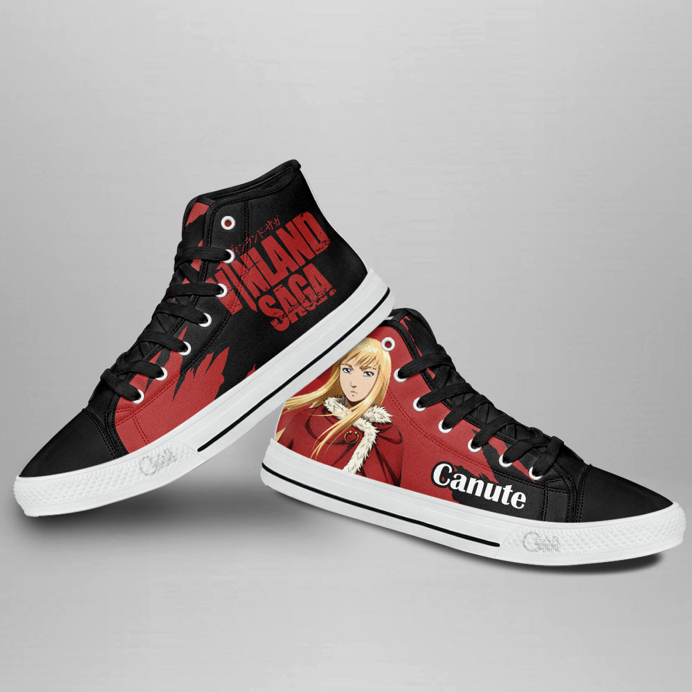 Canute High Top Shoes Vinland Saga Custom Anime Sneakers
