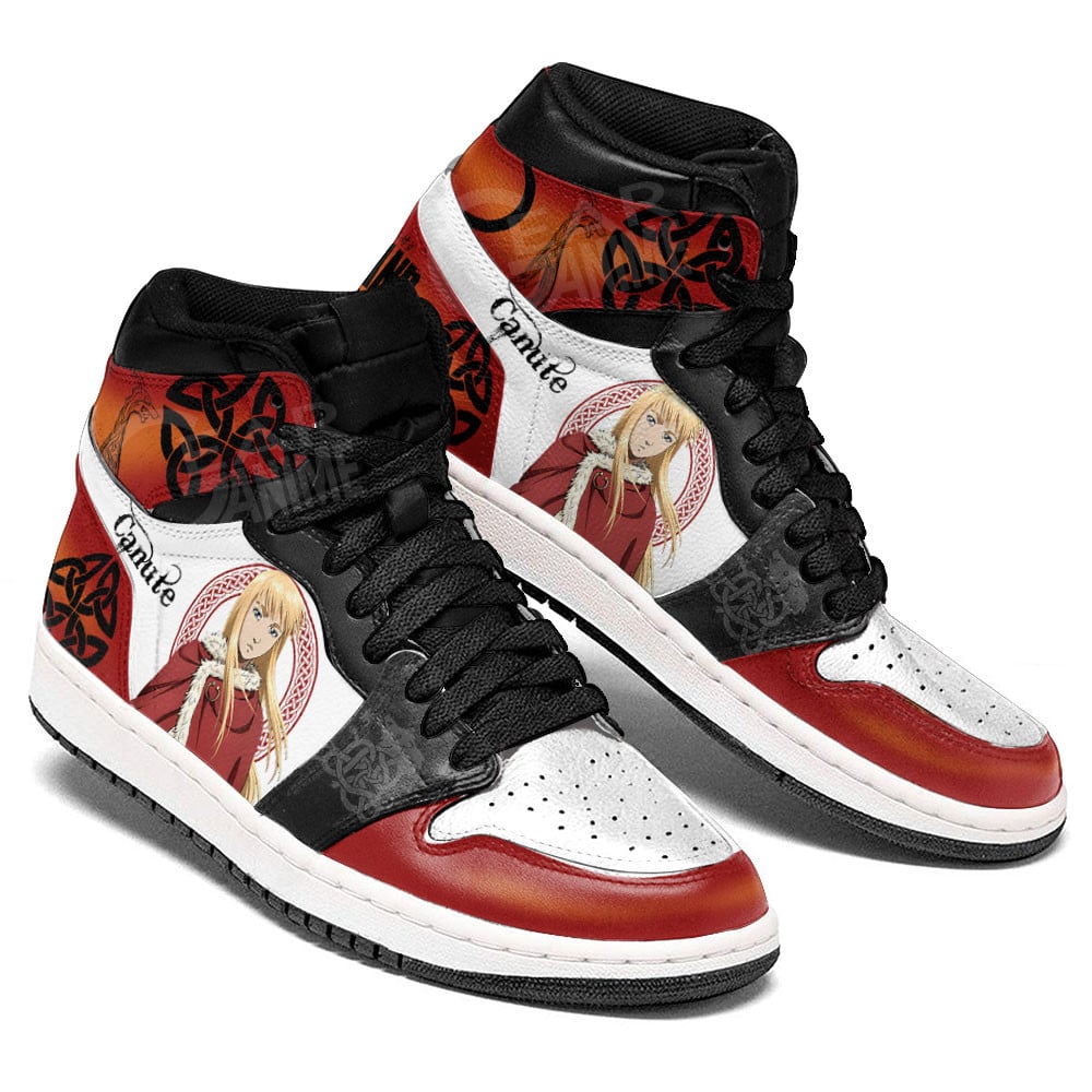 Canute JD1s Sneakers Vinland Saga Anime Shoes, Air Jordan Hightop