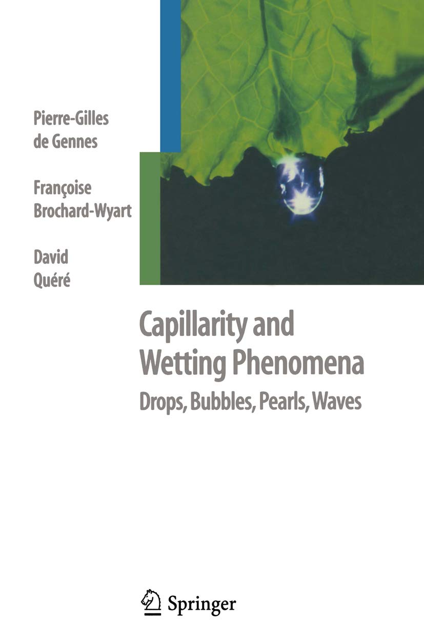 Capillarity and Wetting Phenomena: Drops, Bubbles, Pearls, Waves (PDF/EPUB Version)